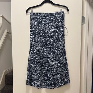 Petal & Pup Navy and White Polka Dot Skirt